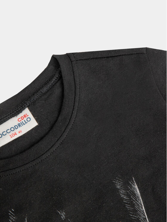 Coccodrillo Coccodrillo Marškinėliai WC4143209VGA Juoda Regular Fit