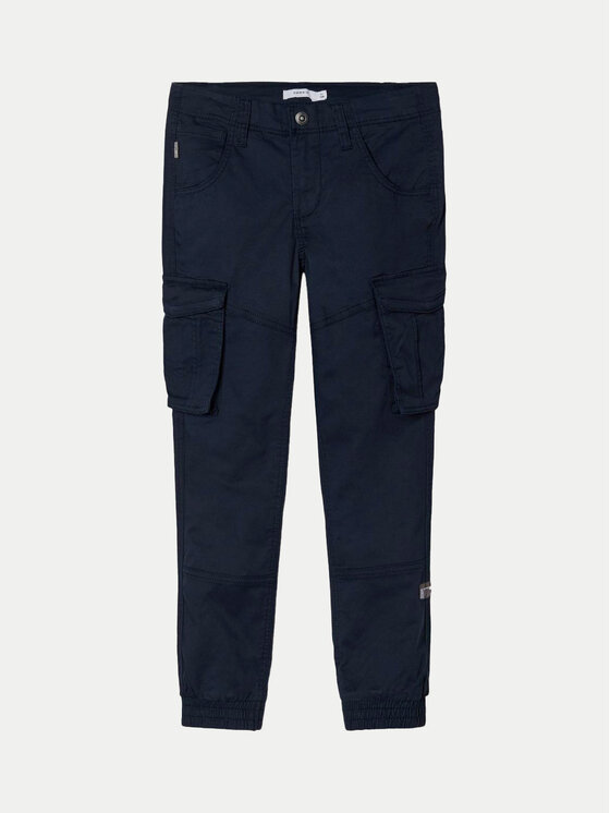 NAME IT NAME IT Szövet nadrág Bamgo 13151735 Sötétkék Regular Fit