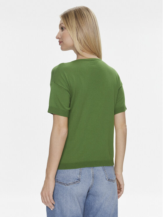 United Colors Of Benetton United Colors Of Benetton T-Shirt 103CD102M Zielony Regular Fit