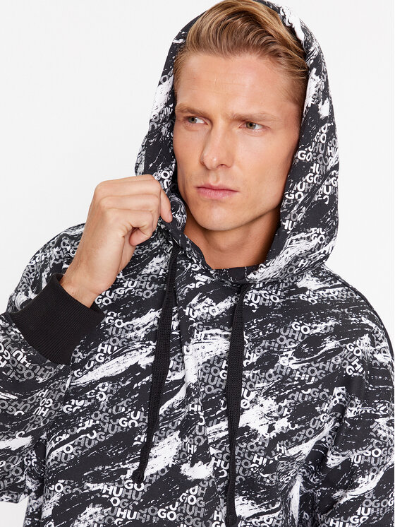 HUGO Hugo Felpa Dednex 50500264 Nero Regular Fit