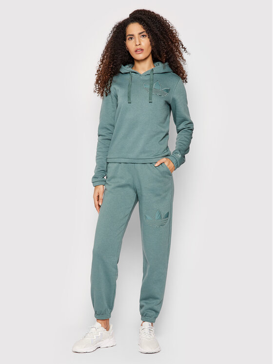 adidas adidas Majica dugih rukava HE4733 Zelena Regular Fit