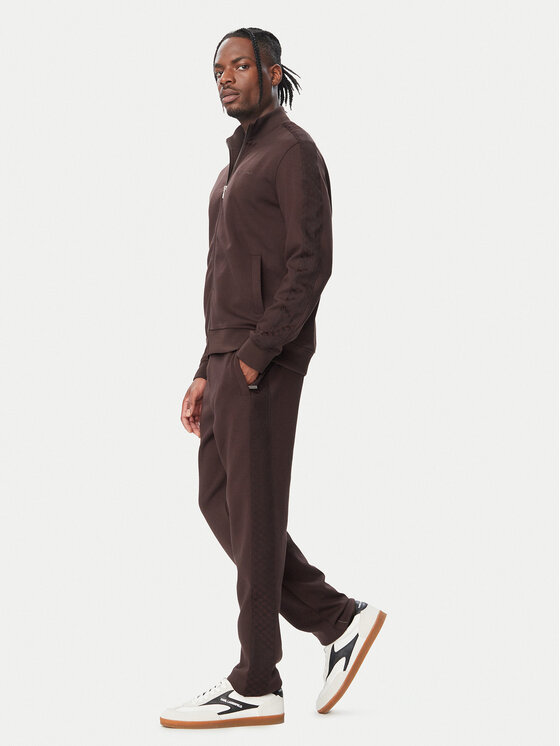 KARL LAGERFELD KARL LAGERFELD Долнище анцуг 705012 564902 Тъмнокафяв Regular Fit