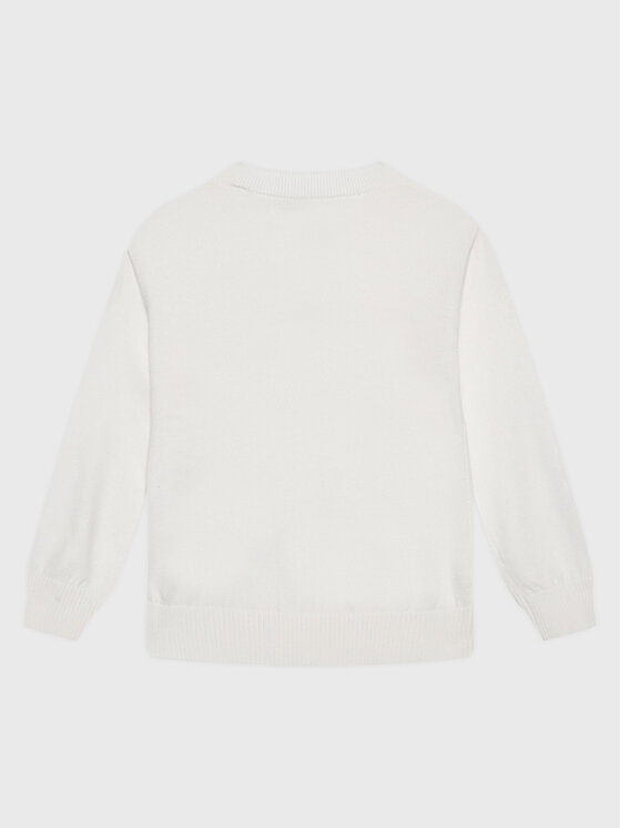 Guess Guess Džemperis K3GR00 Z36I0 Balts Regular Fit