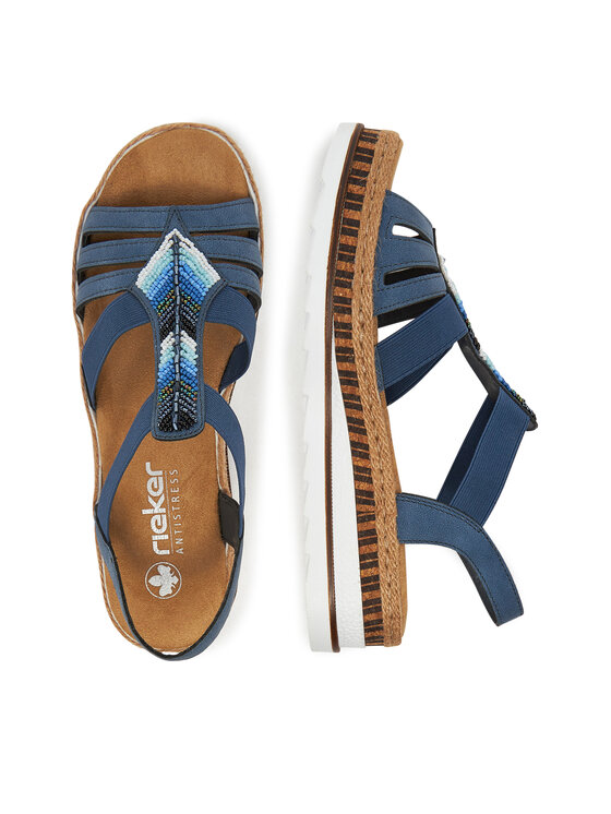 Rieker Rieker Sandalen V7909-12 Dunkelblau