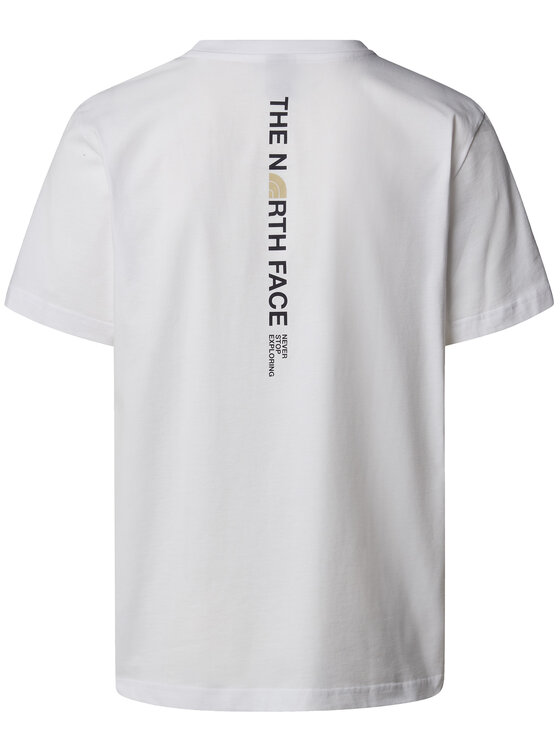 The North Face The North Face T-särk Vertical NF0A8EE7 Valge Regular Fit
