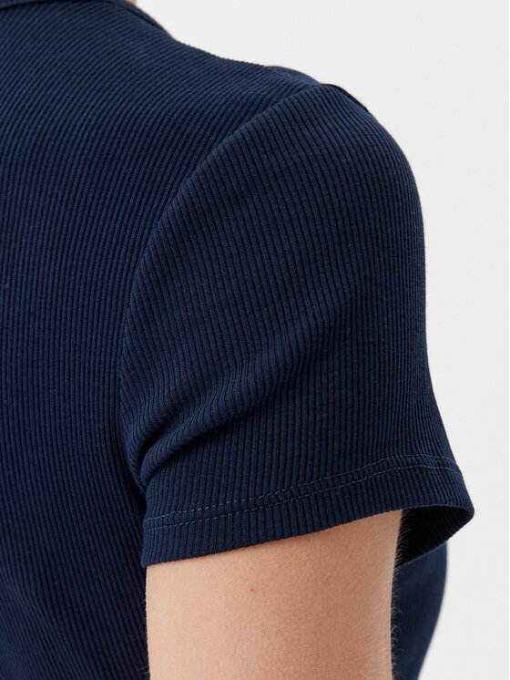 Tommy Jeans Tommy Jeans Marškinėliai DW0DW19502 Tamsiai mėlyna Slim Fit