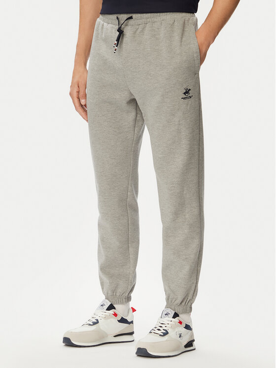 Beverly Hills Polo Club Pantaloni trening P-SS26M-TF4502018-0465 Gri Regular Fit