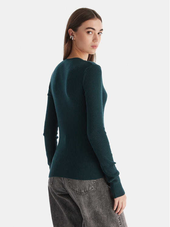 Patrizia Pepe Patrizia Pepe Svetr 2K0331/K7S0-G619 Zelená Regular Fit