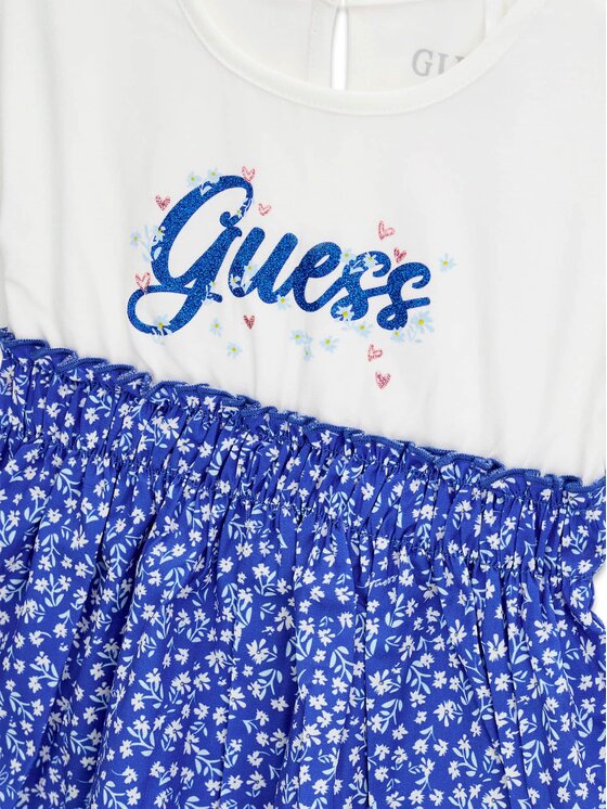Guess Kids Guess Kids Sukienka codzienna 181326 Niebieski jasny Classic Fit