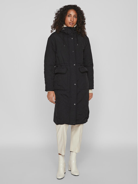 Vila Vila Übergangsmantel Vipura 14088065 Schwarz Regular Fit