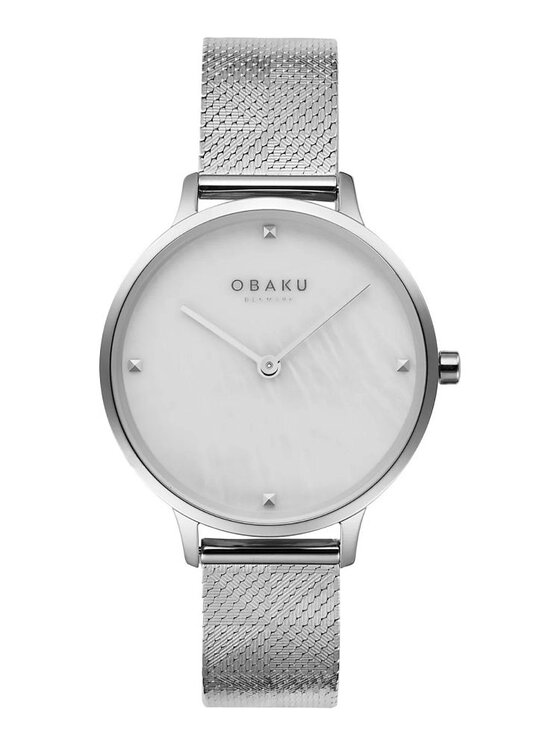 Zegarek Obaku, Srebrny, V295LXCWHC