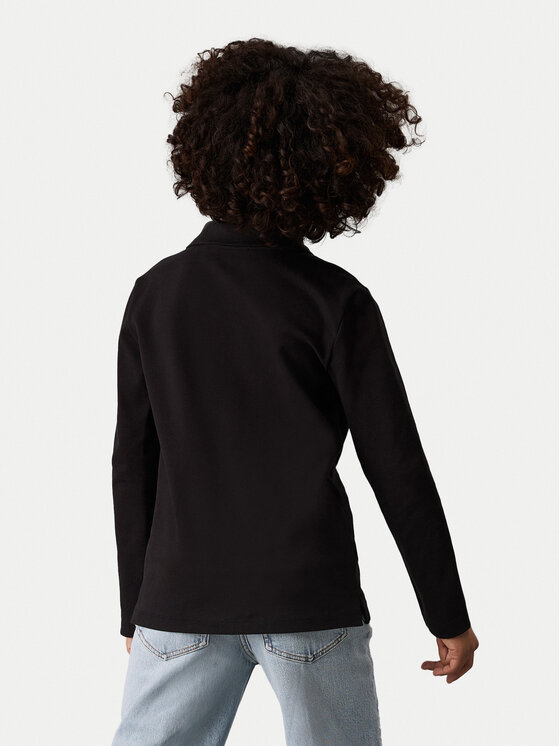 Calvin Klein Jeans Calvin Klein Jeans Тениска с яка и копчета Essential IB0IB02421 D Черен Regular Fit