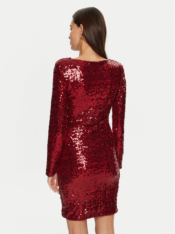 Rinascimento Rinascimento Rochie cocktail CFC0019792002 Roșu Slim Fit