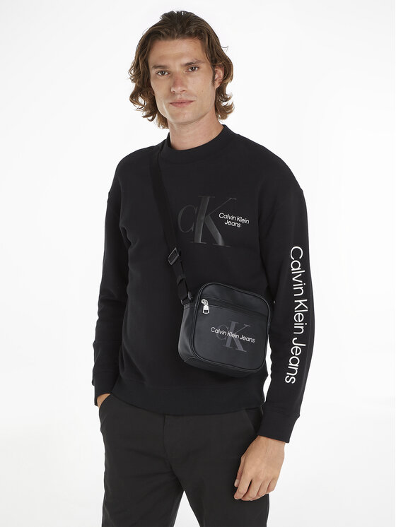 Calvin Klein Jeans Calvin Klein Jeans Maža rankinė Monogram Soft Sq Camerabag18 K50K511826 Juoda