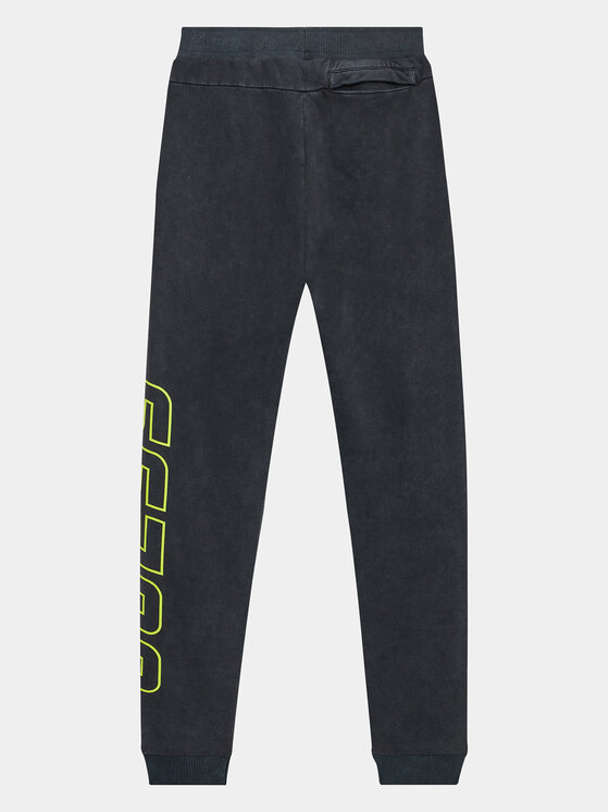 Guess Guess Sportinės kelnės L3BQ14 KBYX0 Juoda Relaxed Fit