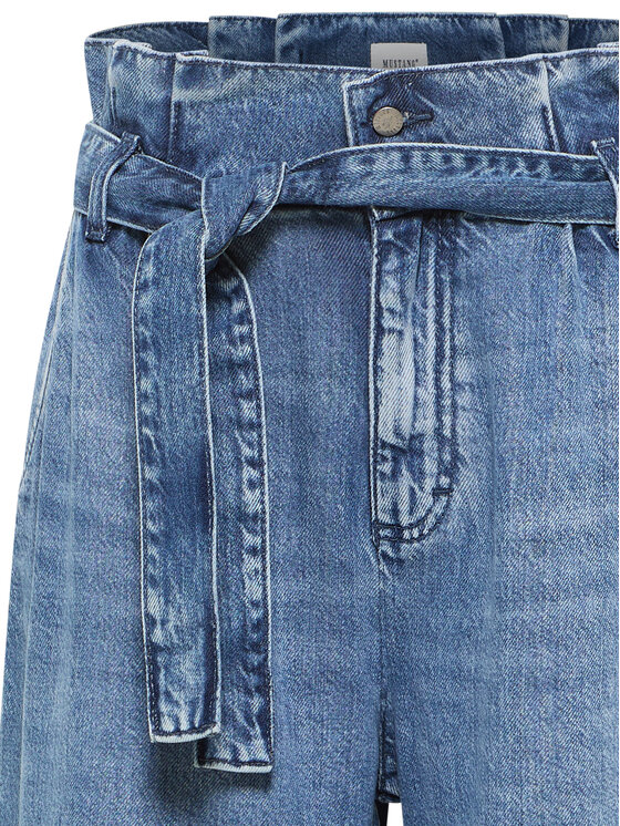 Mustang Mustang Pantaloni scurți de blugi Jericho 1016559 Albastru Loose Fit