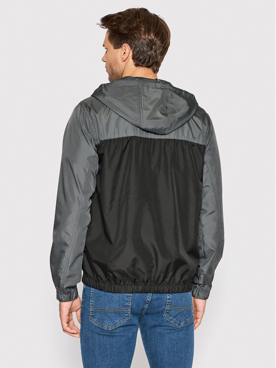 Brave Soul Brave Soul Pārejas jaka MJK-ASHBLOCK Melns Regular Fit