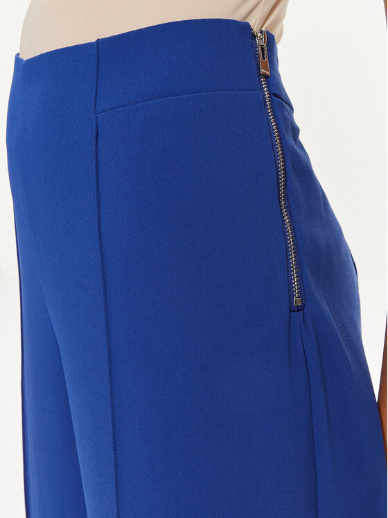 Morgan Morgan Pantaloni di tessuto 241-PBARY Blu Straight Fit
