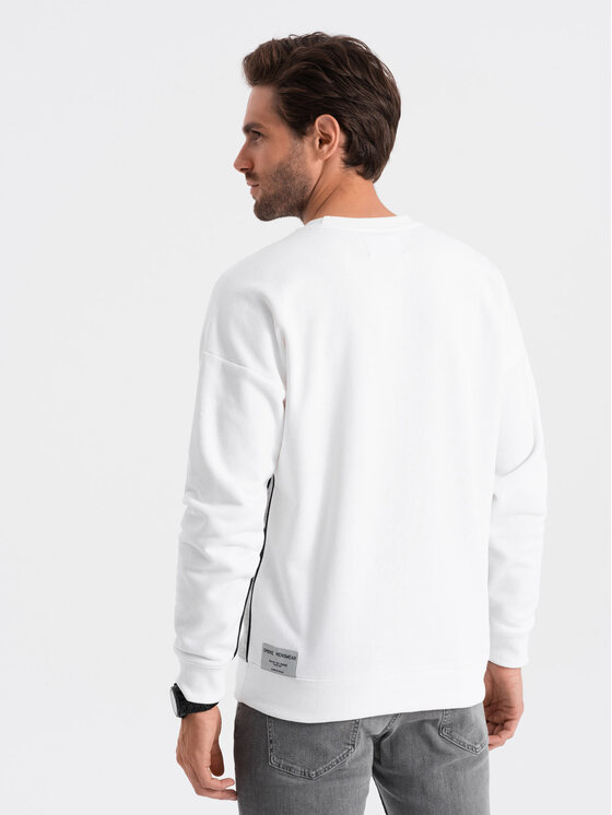 Ombre Ombre Mikina OM-SSNZ-0130 Bílá Oversize