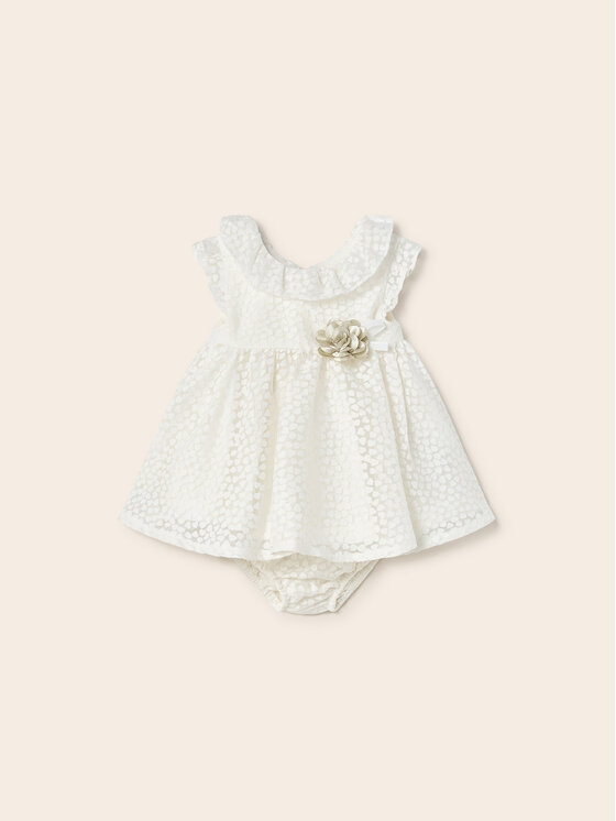 Mayoral Mayoral Elegantes Kleid 1812 Écru