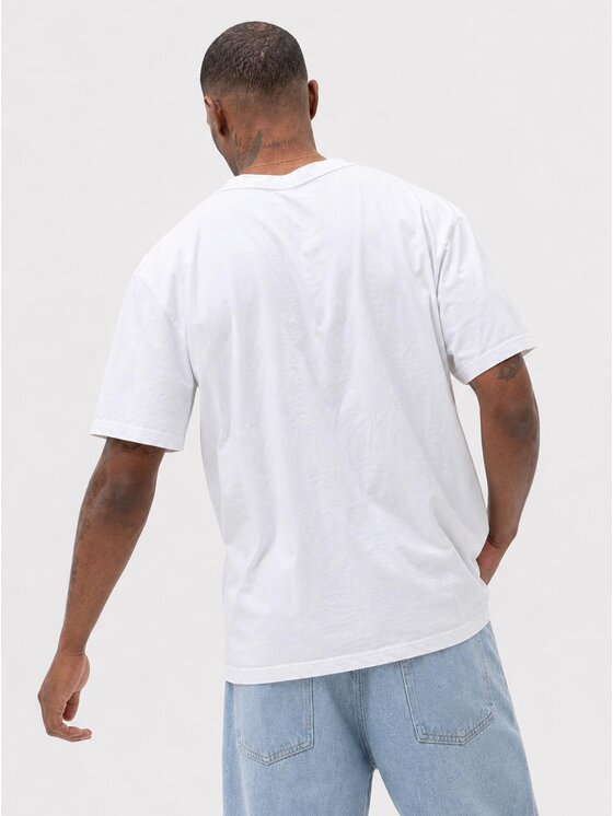 MyStars MyStars T-Shirt Koi Chest 132421 Biały Regular Fit