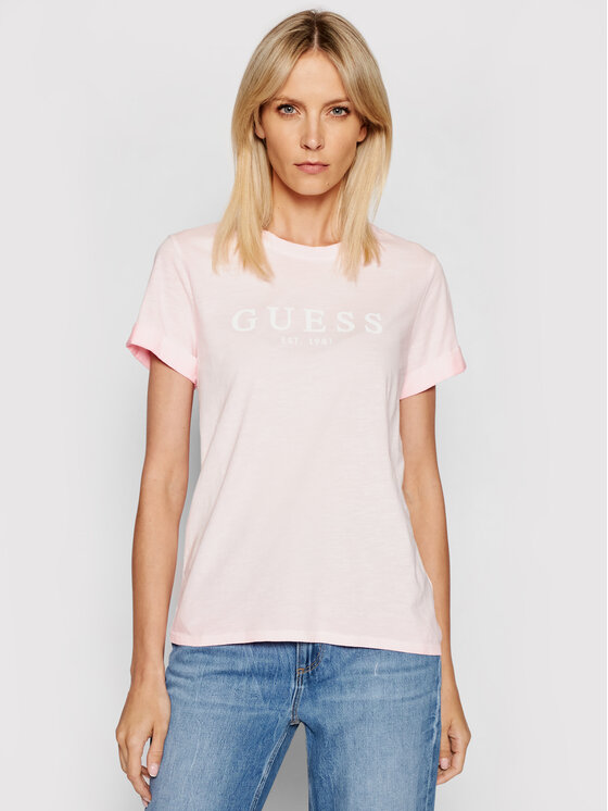 T-shirt 1981 W0GI69 R8G01 Rosa Regular Fit