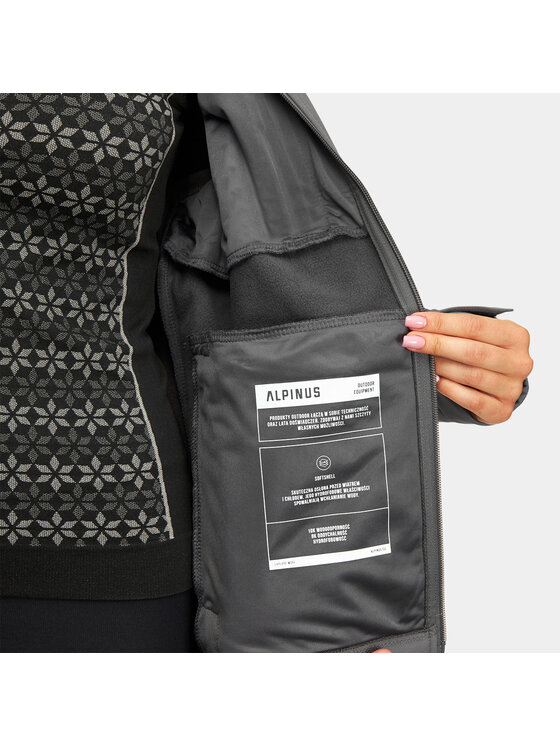 Alpinus Alpinus Kurtka softshell Bergamo Różowy Active Fit