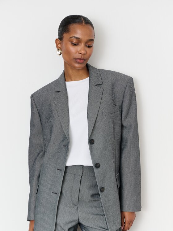 La Mania La Mania Giacca da abito VICE Grigio Classic Fit