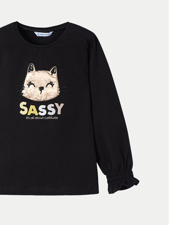 Mayoral Mayoral Palaidinė 4071 Juoda Regular Fit