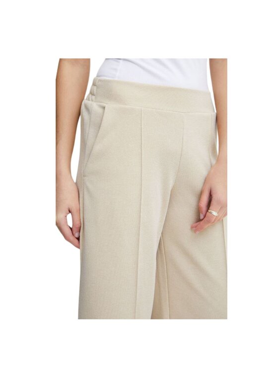 ICHI ICHI Pantaloni da donna Pantalone ihkate piquet pa3 Beige Regular Fit