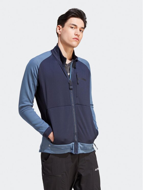 adidas adidas Полар Terrex Tech Flooce Hiking Fleece HH9227 Син Regular Fit