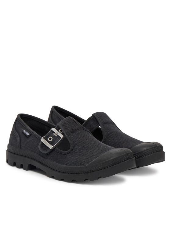 Palladium Palladium Īsi apavi Pampa M-Jane Washed 94475-008-M Melns