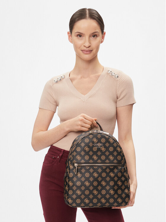 Guess Guess Σακίδιο Vikky (PQ) HWPQ69 95320 Καφέ