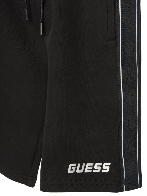 Guess Guess Sportovní kraťasy L5GD19 KB3P2 Černá Relaxed Fit
