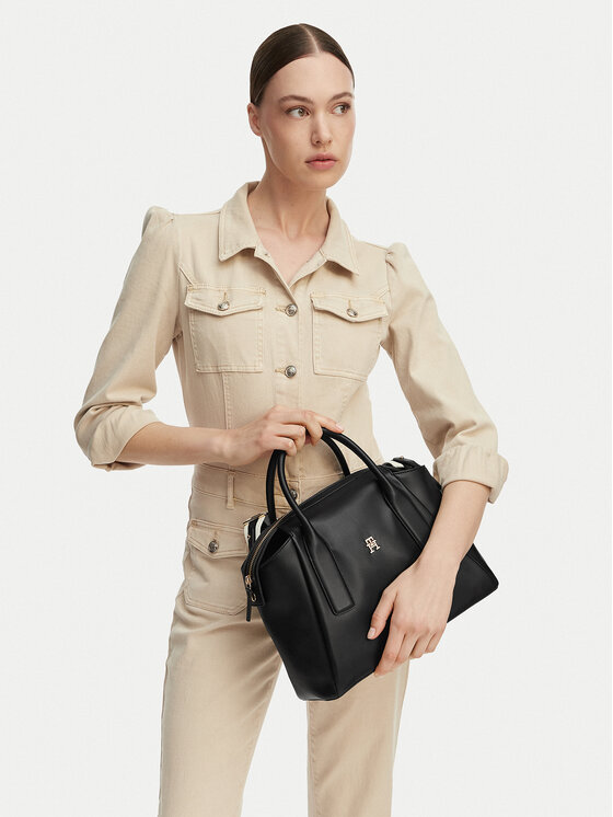 Τσάντα Tommy Hilfiger AW0AW18532 Μαύρο 00