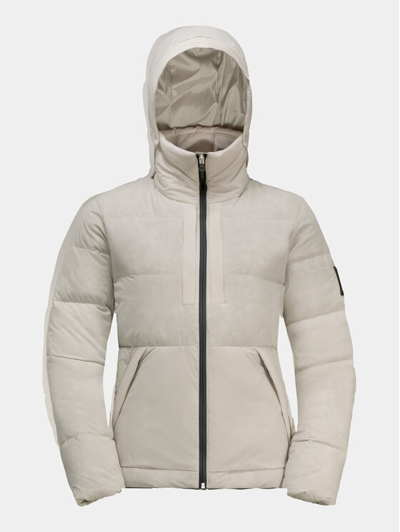 Jack Wolfskin Jack Wolfskin Žieminė striukė Wandermood Down Jkt 1207321 Pilka Regular Fit