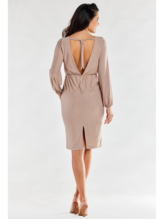 Awama Awama Abito da sera A551 Beige Basic Fit