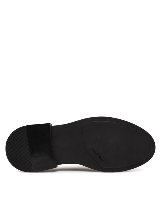 Calvin Klein Calvin Klein Čevlji brez vezalk Cupped Band Loafer Lth HM0HM02065 Črna