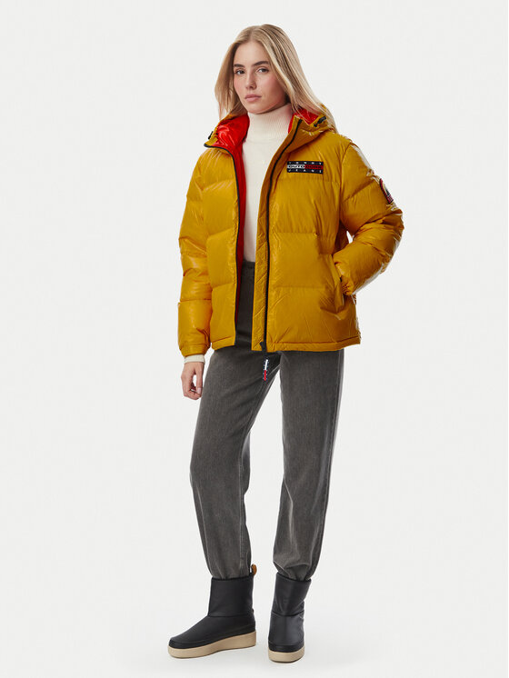 Tommy Jeans Tommy Jeans Kurtka puchowa Alaska  DW0DW23802 Żółty Oversize