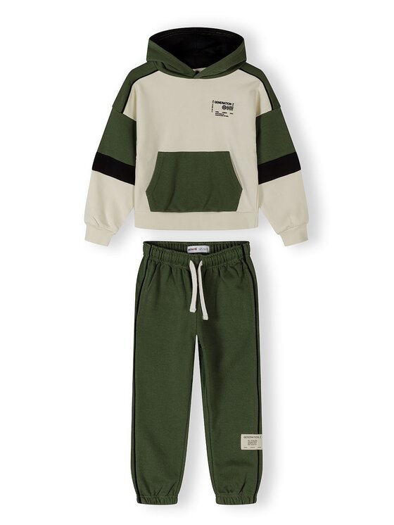 minoti minoti Zestaw 29FLEECE263 Khaki Regular Fit