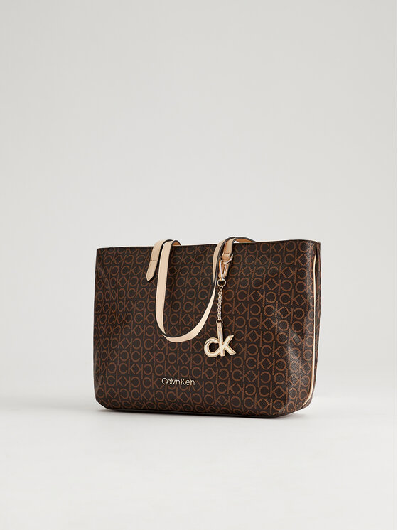Calvin Klein Calvin Klein Дамска чанта Shopper Md K60K607427 Кафяв