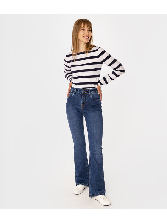 Lee Cooper Lee Cooper Jeansy BECCA Niebieski Bootcut Fit