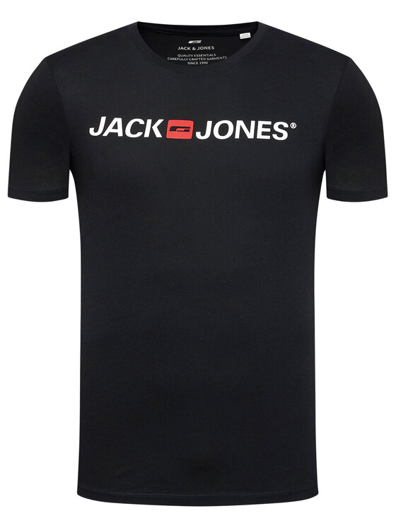 Jack&Jones Jack&Jones Футболка Jjecorp Logo 12137126 Чорний Slim Fit