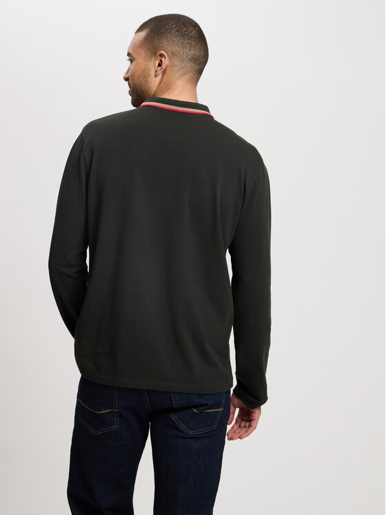 Cross Jeans Cross Jeans Longsleeve 16135-387 Zielony Regular Fit