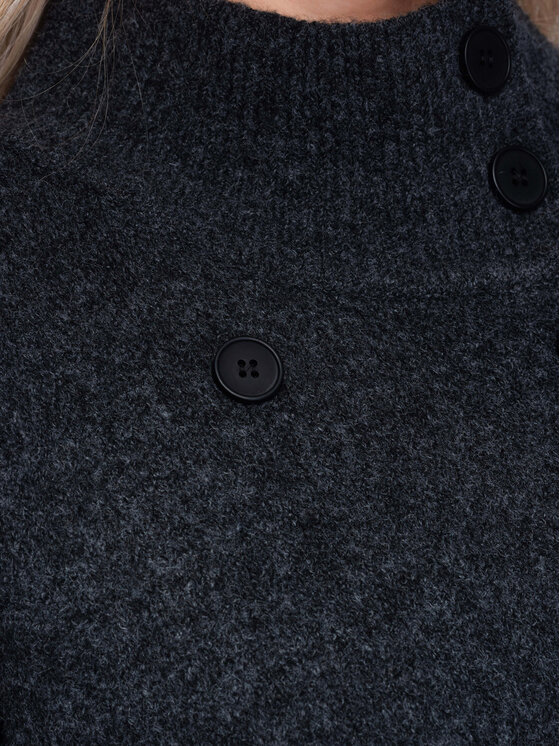 Ombre Ombre Kardigan OW-SW-E0018 Šedá Regular Fit