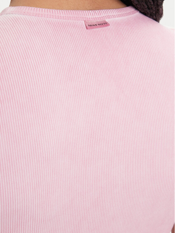 Miss Sixty Miss Sixty Tričko 6S2SJ44500 Ružová Slim Fit