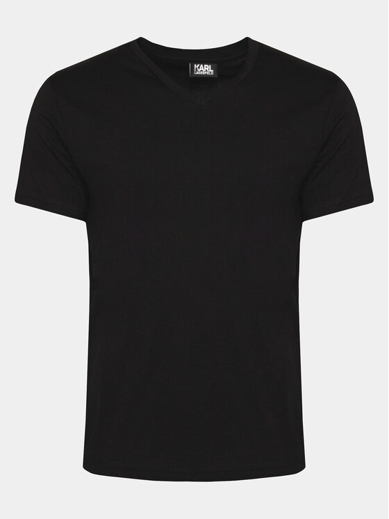 KARL LAGERFELD KARL LAGERFELD 2er-Set T-Shirts 765001 500298 Schwarz Slim Fit