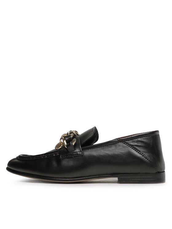 Tommy Hilfiger Tommy Hilfiger Lordsy Chain Loafer FW0FW06843 Czarny