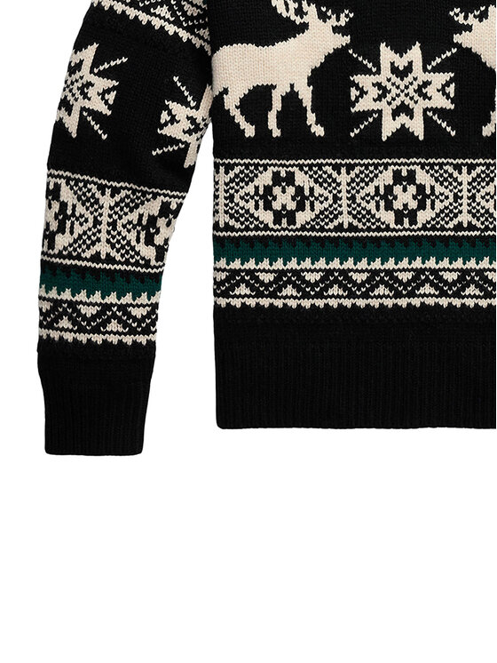 Polo Ralph Lauren Polo Ralph Lauren Пуловер 710982255001 Черен Regular Fit