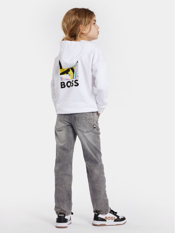 BOSS Boss Jeansy J50688 S Szary Regular Fit